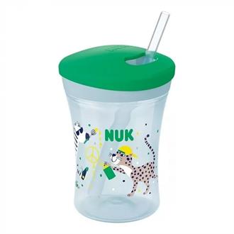 Поильник Nuk Evolution Action Cup Зоопарк 230 мл зеленый (10751457) (10255599/10751457)