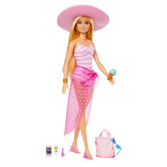 Кукла Barbie Пляжная прогулка (HPL73)