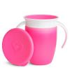 Чашка-непроливайка Munchkin Miracle 360 з кришкою 207 мл рожевий (051855)