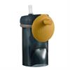Пляшечка-непроливайка Difrax із силіконовою соломинкою 250 мл сірий (1010 Clay)