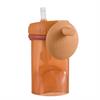 Пляшечка-непроливайка Difrax із силіконовою соломинкою 250 мл помаранчевий (1010 Pumpkin)