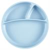 Секційна тарілка Minikoioi Portions 19 см на присоску силіконова блакитний (101050003)
