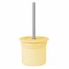 Силіконова чашка Minikoioi Sip+Snack 180 мл з трубочкою жовтий, сірий (101100103)