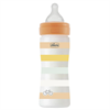 Пластикова пляшечка Chicco Well-Being Colors від 2 міс. середній потік 250 мл помаранчевий (28623.31)