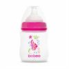 Пляшечка для годування Baboo Sea Life антиколікова повільний потік 150 мл з 0 міс. рожевий (3-113)