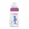 Пляшечка для годування Baboo Sea Life антиколікова середній потік 250 мл з 3 міс. фіолетовий (3-114)