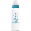 Скляна пляшечка для годування Baboo Marine антиколікова 240 мл з 3 міс. синій (3-119)