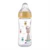 Пляшечка для годування Bebe Confort Emotion пластикова з силіконовою пустушкою 360 мл жовтий (3102202030)