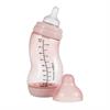 Антиколікова пляшечка Difrax S-bottle Wide із силіконовою соскою 310 мл рожевий (707 Blossom)