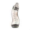 Антиколікова пляшечка Difrax S-bottle Wide із силіконовою соскою 310 мл сірий (707 Clay)