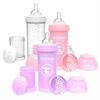 Набір антиколікових пляшечок Twistshake 260 мл 2m+ 3 шт. рожевий, фіолетовий, прозорий (78845)
