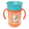 Чашка-непроливайка Baboo Сафари 360° від 6 міс. 300 мл помаранчевий (8-134)