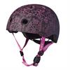Защитный шлем Micro LED размер M 52-56 см черный с розовым рисунком (AC2280BX)