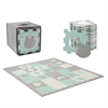 Розвивальний килимок-пазл Kinderkraft Luno Shapes Mint 30 ел. (KPLUSH00MIN0000)