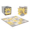 Розвивальний килимок-пазл Kinderkraft Luno Shapes Yellow 30 ел. (KPLUSH00YEL0000)
