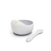 Набір дитячого посуду Oribel Cocoon ложка та миска сірий (OR223-90013)