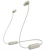 Наушники Sony WI-C100 In-ear беспроводные бежевый (WIC100C.CE7)