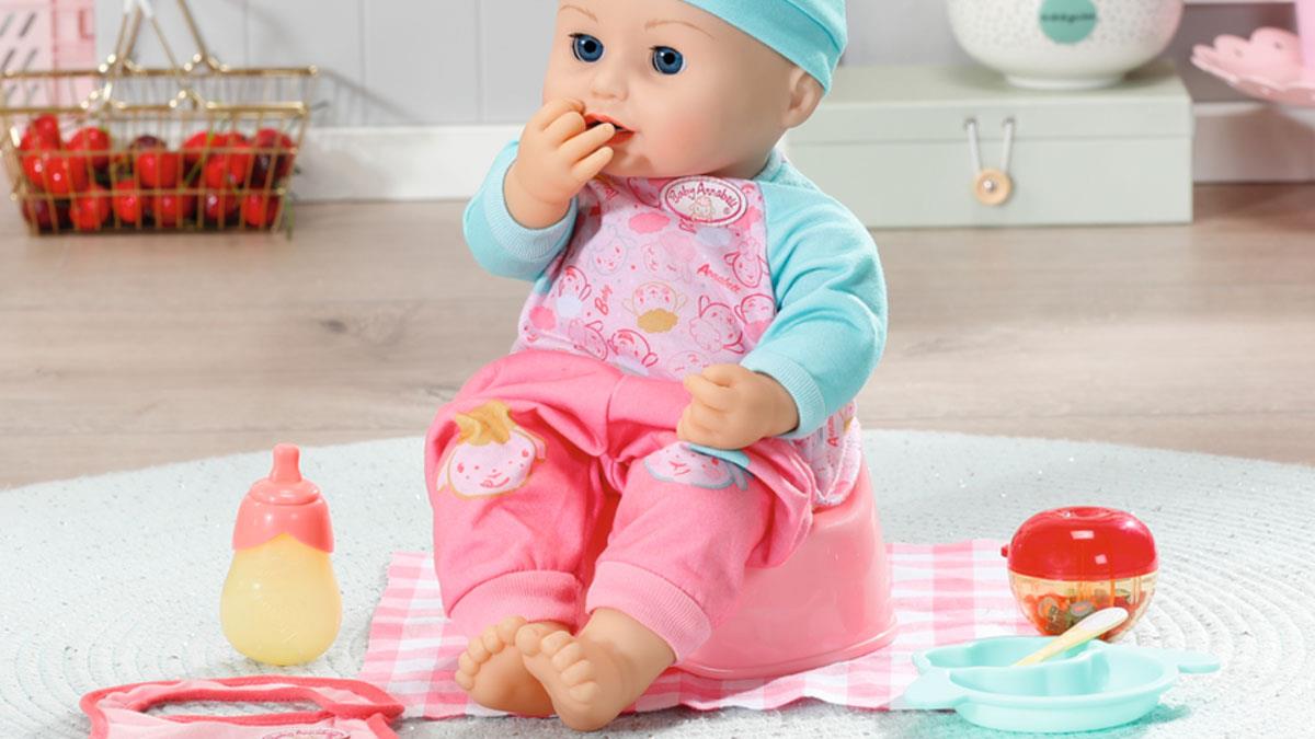 Інтерактивна лялька Baby Annabell Ланч крихітки Аннабель з аксесуарами 43 см (702987)