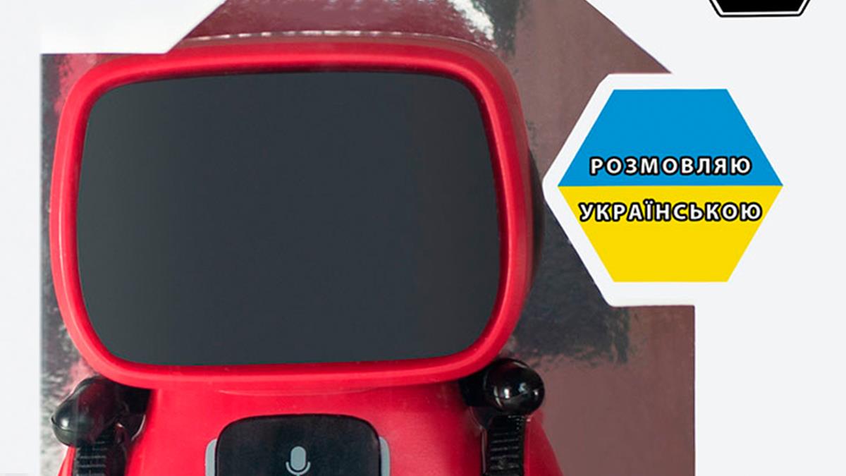 Інтерактивний робот AT-Robot із голосовим управлінням українською червоний (AT001-01-UKR)