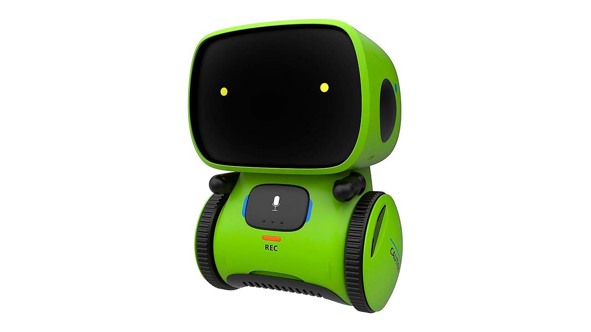 Інтерактивний робот AT-Robot із голосовим управлінням українською зелений (AT001-02-UKR)