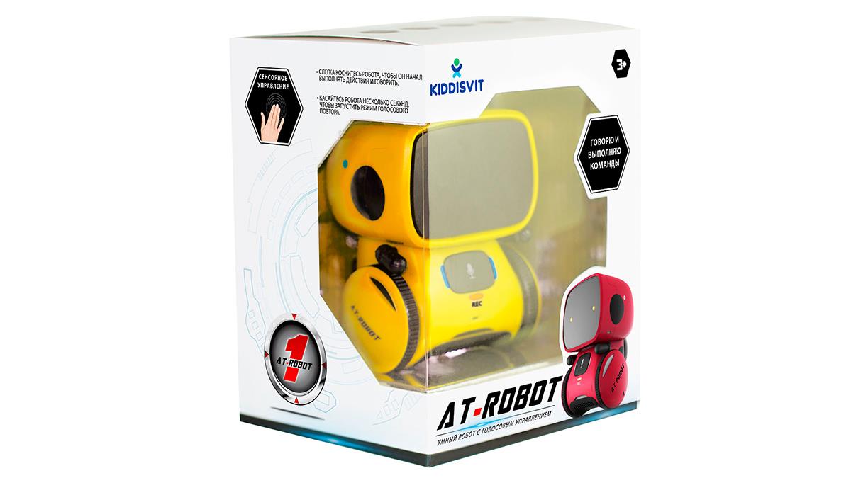 Інтерактивний робот з голосовим керуванням – AT-ROBOT (жовтий)