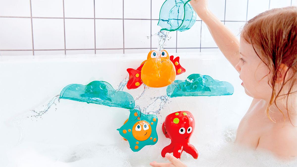 Іграшки для ванної Hape Морські мешканці на присосках 6 штук (E0215)