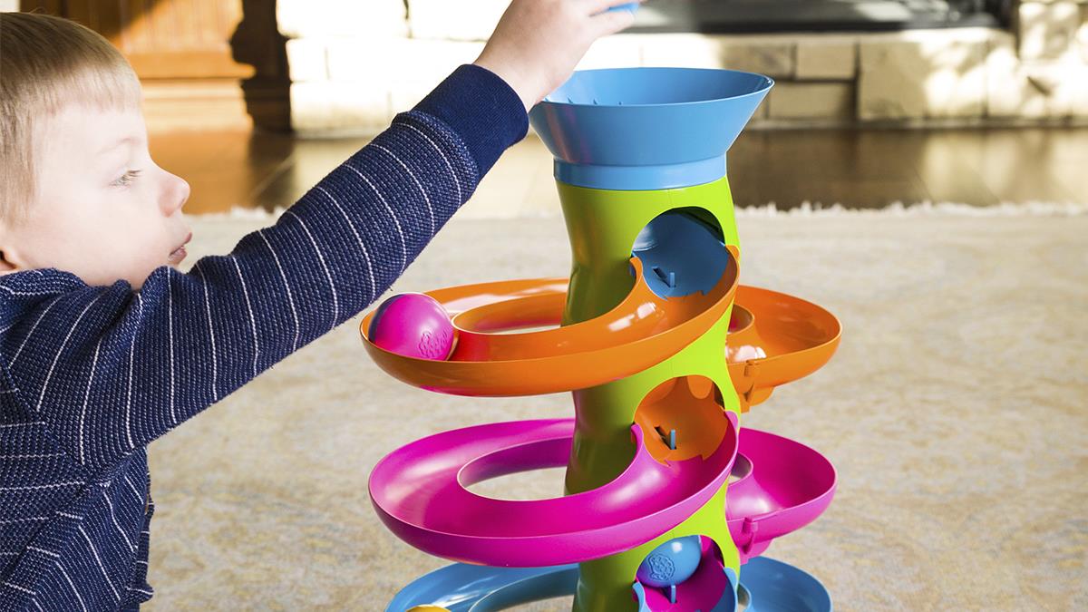 Іграшка розвиваюча Трек-башта з кульками Fat Brain Toys RollAgain Tower  (FA178-1)