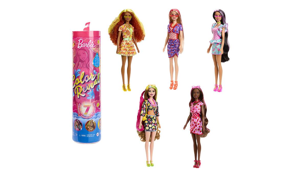Лялька-сюрприз Barbie Color reveal Фруктовий сюрприз (HJX49)