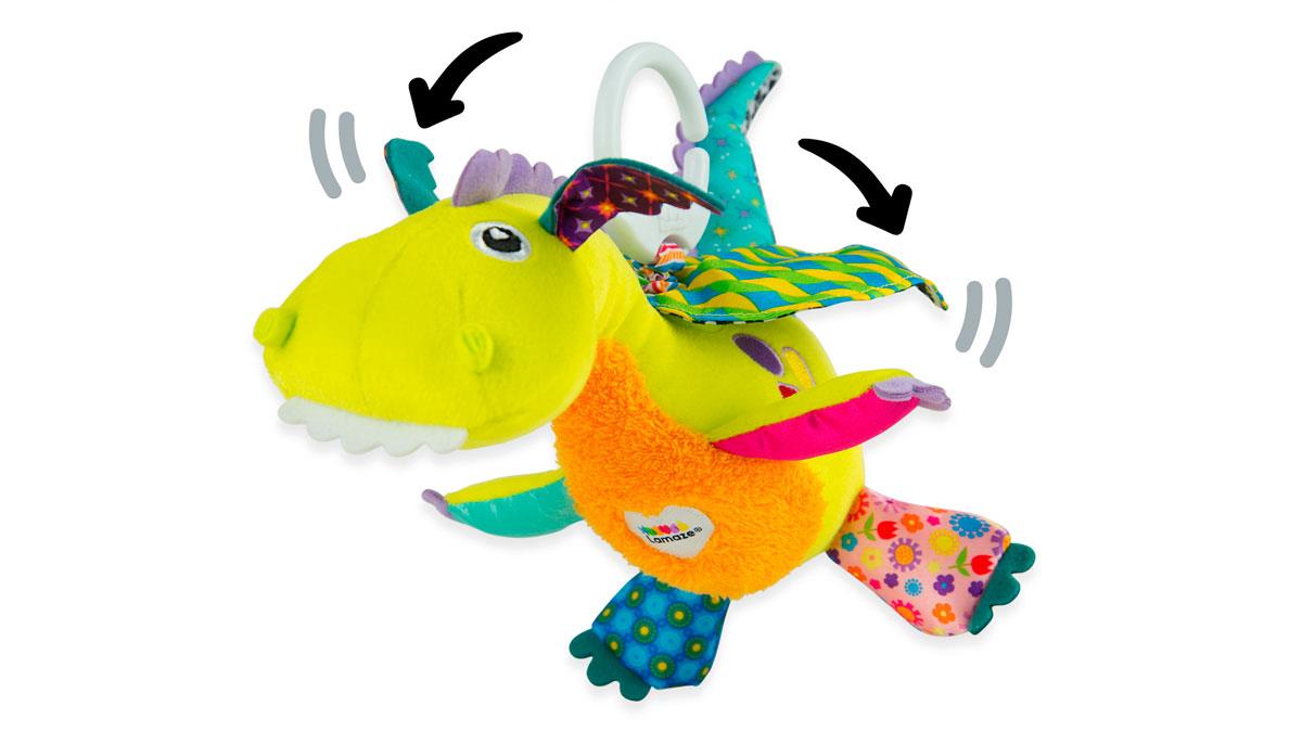 М'яка іграшка-підвіска Lamaze Дракончик махає крилами (L27565)