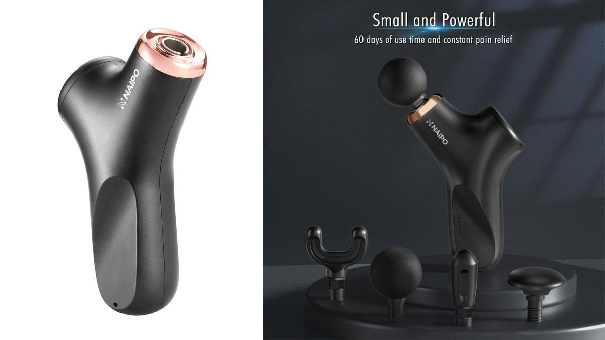 Массажер для тела Naipo перкуссионный ручной new Mini Massage Gun (NP-MG01)