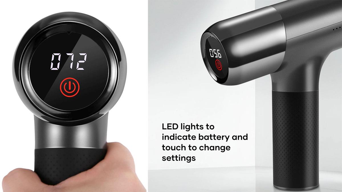 Масажер для тіла Naipo перкусійний ручний Massage Gun (NP-MG02)