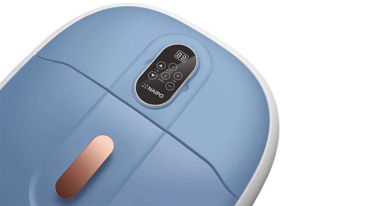 Гідромасажер для ніг Naipo нагріванням і спа блакитний, білий (NPFT-SPA02 BLUE)