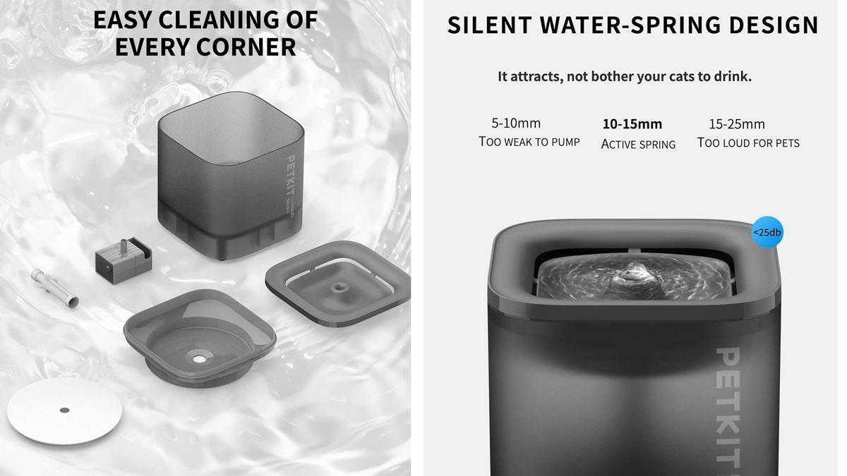 Поїлка-фонтан Petkit Eversweet Solo SE Smart Pet Drinking Fountain графітовий (P4103S GREY)