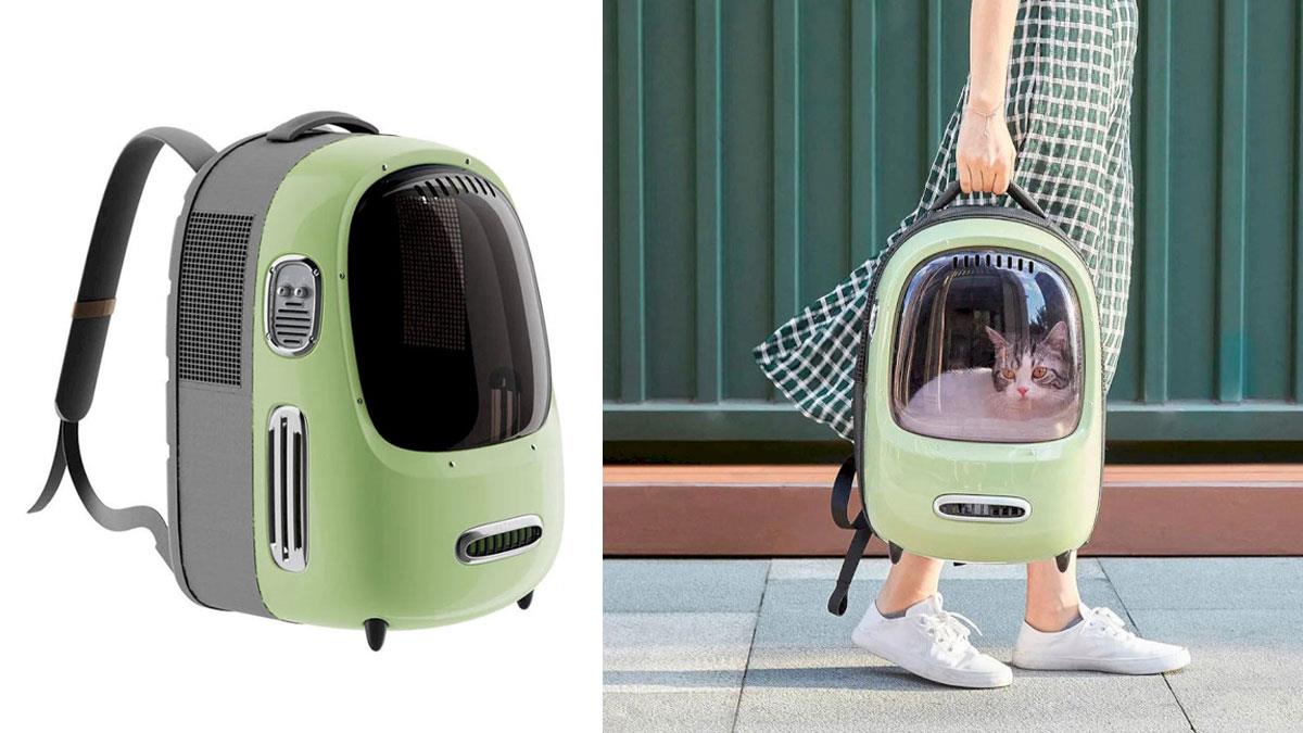 Рюкзак-переноска Petkit Breezy 2 Cat Carrier зелений (P7704 GREEN)