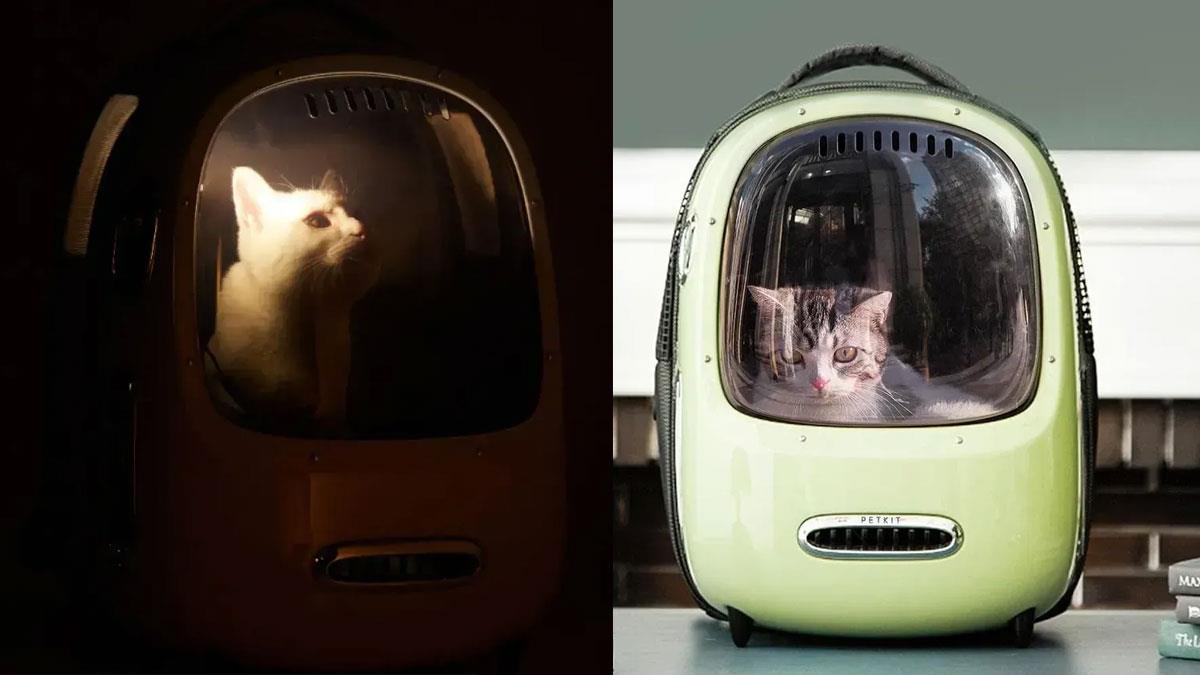 Рюкзак-переноска Petkit Breezy 2 Cat Carrier зелений (P7704 GREEN)