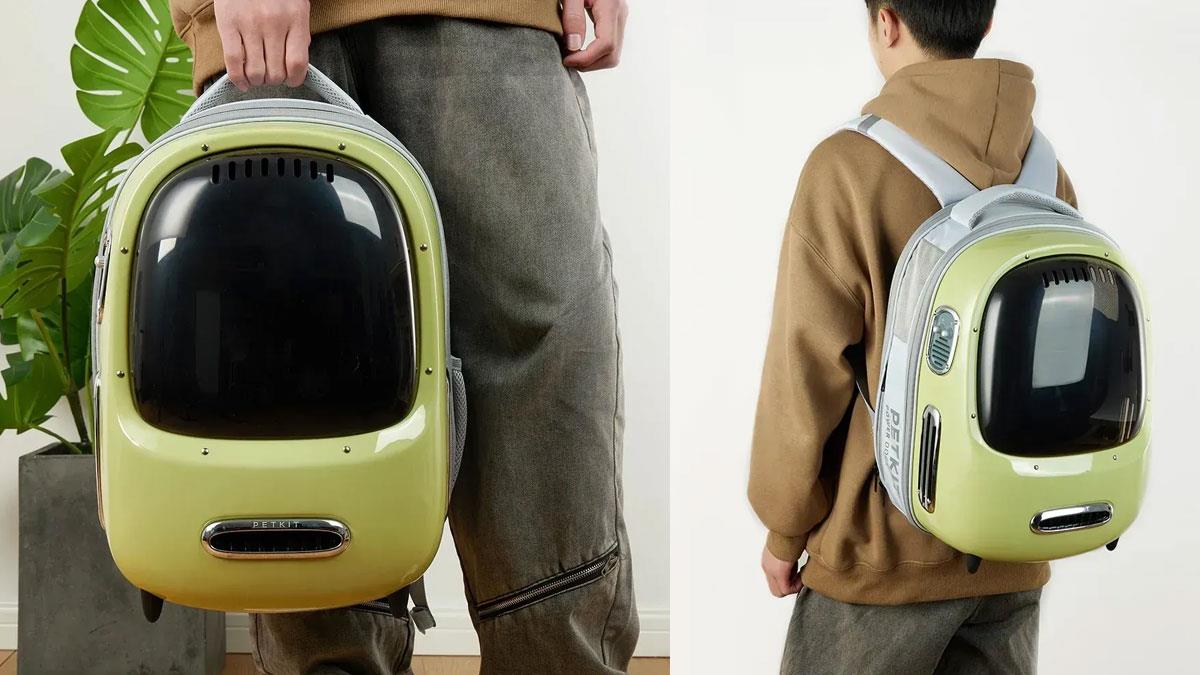 Рюкзак-переноска Petkit Breezy 2 Cat Carrier зелений (P7704 GREEN)