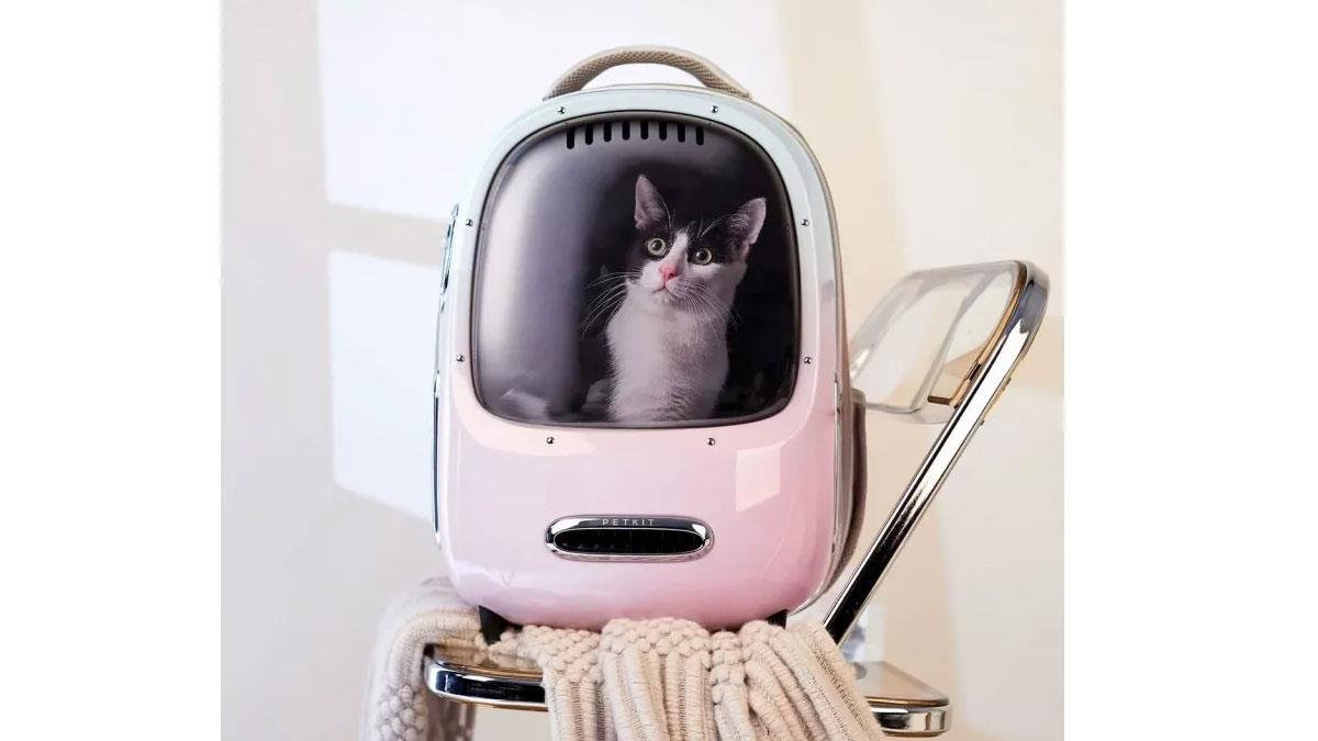 Рюкзак-переноска Petkit Breezy 2 Cat Carrier рожевий (P7704)