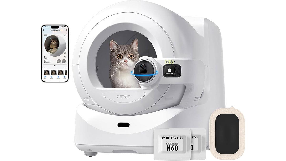 Автоматичний лоток Petkit Purobot Ultra з камерою та автоочисткою (P9903)