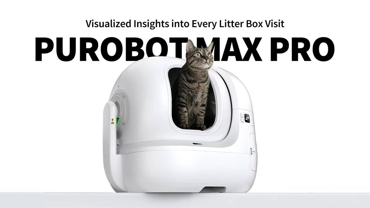 Автоматичний лоток Petkit Purobot Max Pro з камерою та автоочищенням (P9904)