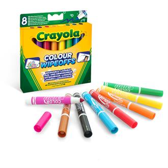 Набір фломастерів Crayola Markers для сухого стирання 8 кольорів (03-8223)