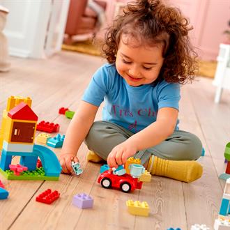 Конструктор LEGO DUPLO Classic Велика коробка з кубиками 85 деталей (10914)