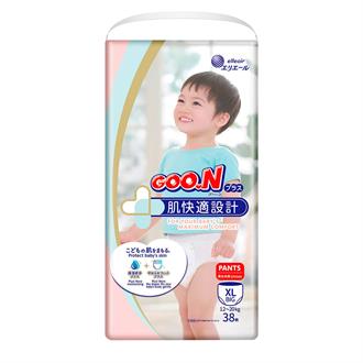 Трусики-підгузки Goo.N Plus для дітей 12-20 кг XL 38 шт. (21000633)