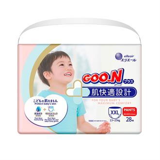 Трусики-підгузки Goo.N Plus для дітей 13-25 кг ХXL 28 шт. (21000634)