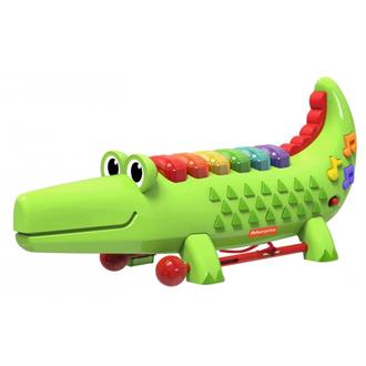 Музична іграшка Fisher-Price Ксилофон Яскравий крокодил із підсвічуванням (22282)