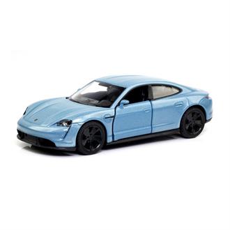Автомодель TechnoDrive Porsche Taycan Turbo S голубой 1:32 (250335U)