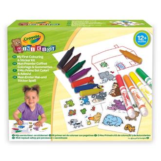 Набір для малювання Crayola Mini Kids Мій перший набір для малювання з наклейками (256287.106)