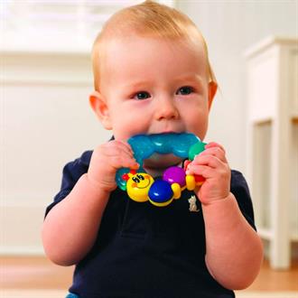 Прорізувач для зубів Hola Toys Весела гусінь (306D)
