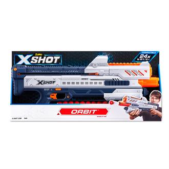 Скорострільний бластер X-Shot Excel Chaos New Orbit 24 кульки (36281R)