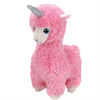 М'яка іграшка TY Beanie Babies Рожева лама-єдиноріг Лана 15 см (36282)