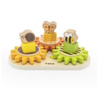 Розвивальна іграшка Viga Toys Звірята на шестерінках (44690)